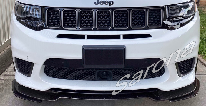 Custom Jeep Grand Cherokee  SUV/SAV/Crossover Front Lip/Splitter (2017 - 2021) - $290.00 (Part #JP-036-FA)